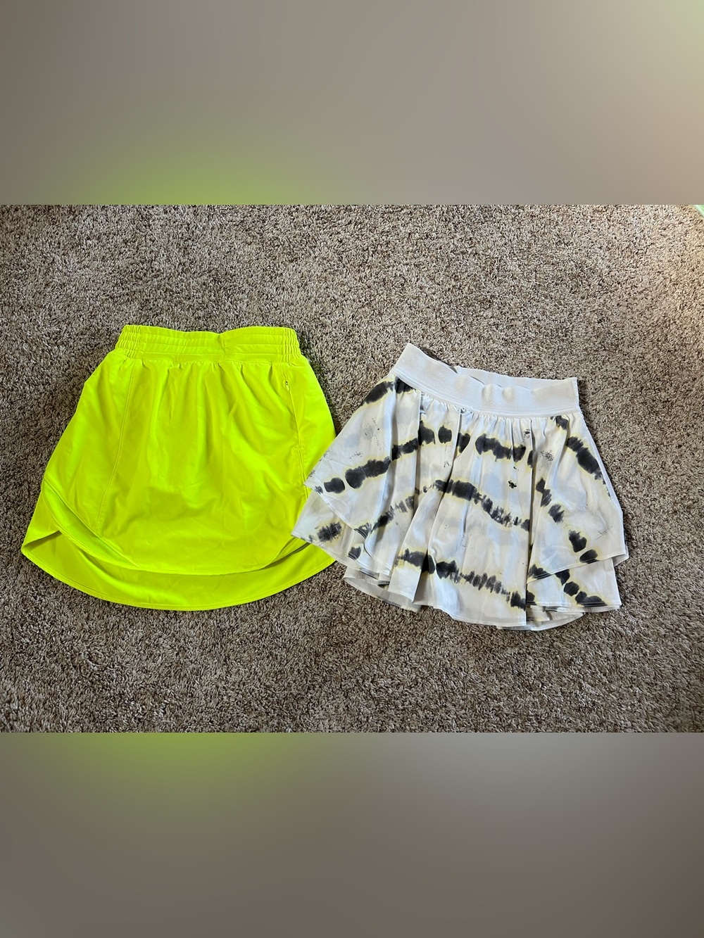 Lululemon size 4 skirts. Price for both